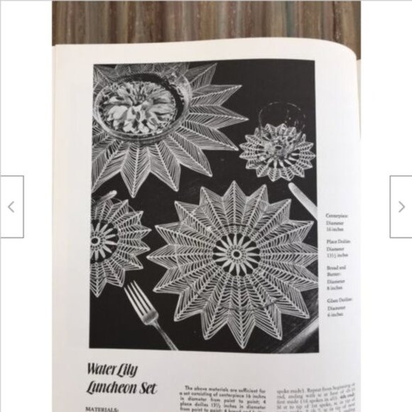 Crocheting Doilies Dover Needlework Series Vintage Pattern Book Rita Weiss 1976 - Picture 6 of 6